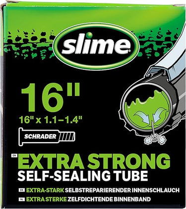 Slime 30061 Cámara Interior de Bicicleta con Sellante de Pinchazos Slime, Sellado Autónomo, Prevenir y Reparar